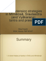 Rule-Extension Strategies in Mīmā Sā, Śrautasūtra (And Vyākara A) : Tantra and Prasa Ga