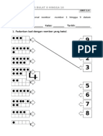 Lembaran Kerja (Tulis Nombor 1 Hingga 9)