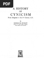 DUDLEY, Donald. a History of Cynicism - From Diogenes to the 6th Century