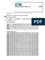 Las Precipitaciones Del Noroeste Argentino - ESTADISTICAS PDF