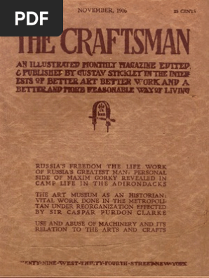 The Craftsman 1906 11 Novemberpdf James Abbott Mc - 