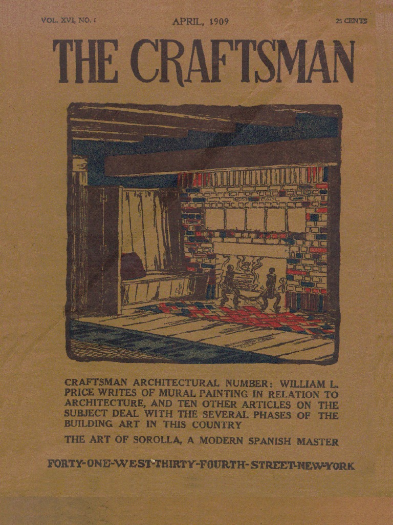 The Craftsman - 1909 - 04 - April PDF, PDF, Arts And Crafts Movement