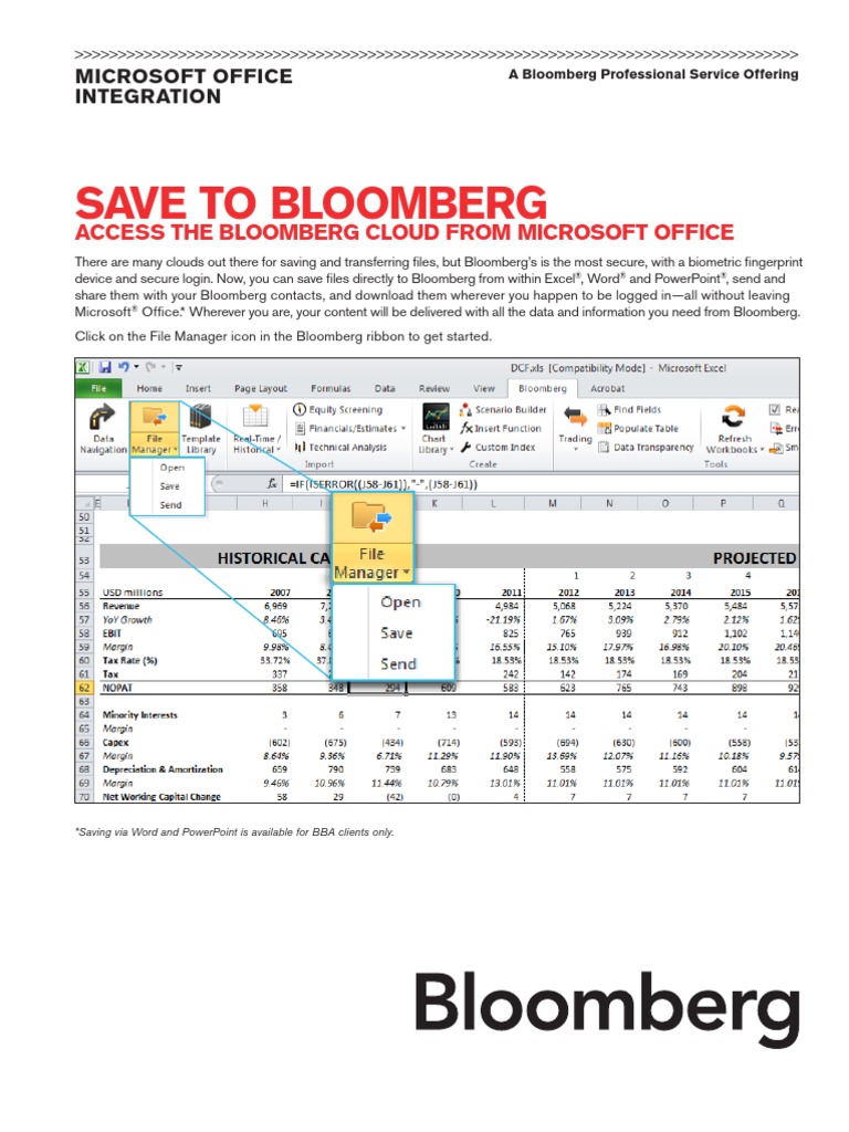 Save From MS Office To Bloomberg | PDF | Technology & Engineering