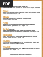 Baja Fresh Printable Menu | PDF | Burrito | Taco