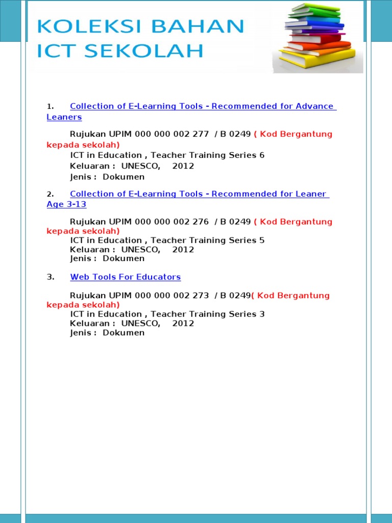 ICT Tools for School Training | PDF