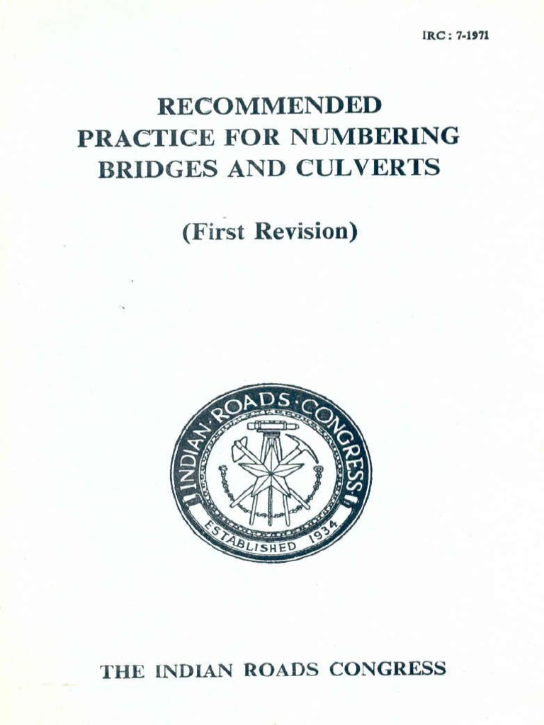 Irc 7 1971 PDF | PDF