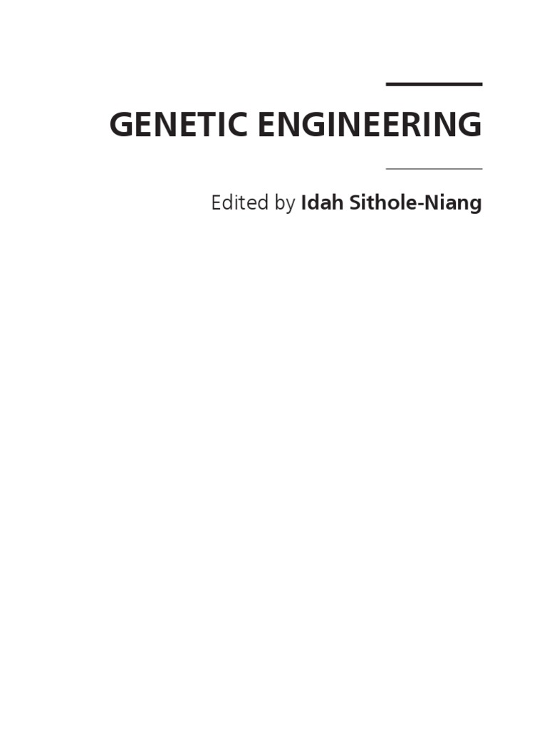 Genetic Engineering | PDF | Molecular Cloning | Plant Breeding