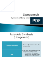 Lipogenesis