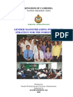 Gender Mainstreaming Policy for Cambodia Forestry Sector