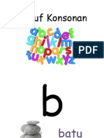 Huruf Konsonan Alfabet dari A-Z
