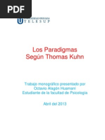 Monografia Los Paradigmas Segun Thomas Kuhn