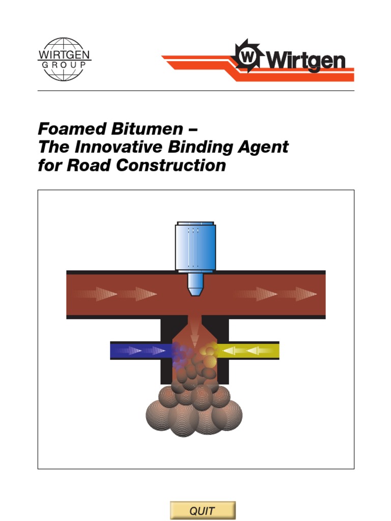 WIRTGEN Foamed Bitumen | Asphalt | Road Surface