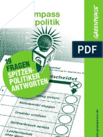 Wahlkompass Umweltpolitik 2013