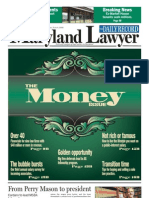 Maryland Lawyer "Money" Issue 