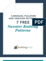 7 Free weater Patterns