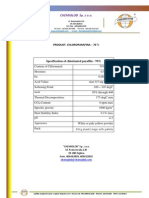Chlorinated paraffin - 70% - Chemical Products Specification Sheet - Chemiglob.com - Chloroparafina 70%