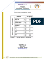 Magnesium hydroxide - MG(OH)2 - BR2000 - Chemical Products Specification Sheet - Chemiglob.com