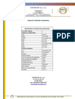 Calcium base-bentonite - Chemical Products Specification Sheet - Chemiglob.com (bentonit wapniowy)