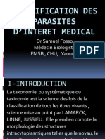 Classification Des Parasites D'interet Medical