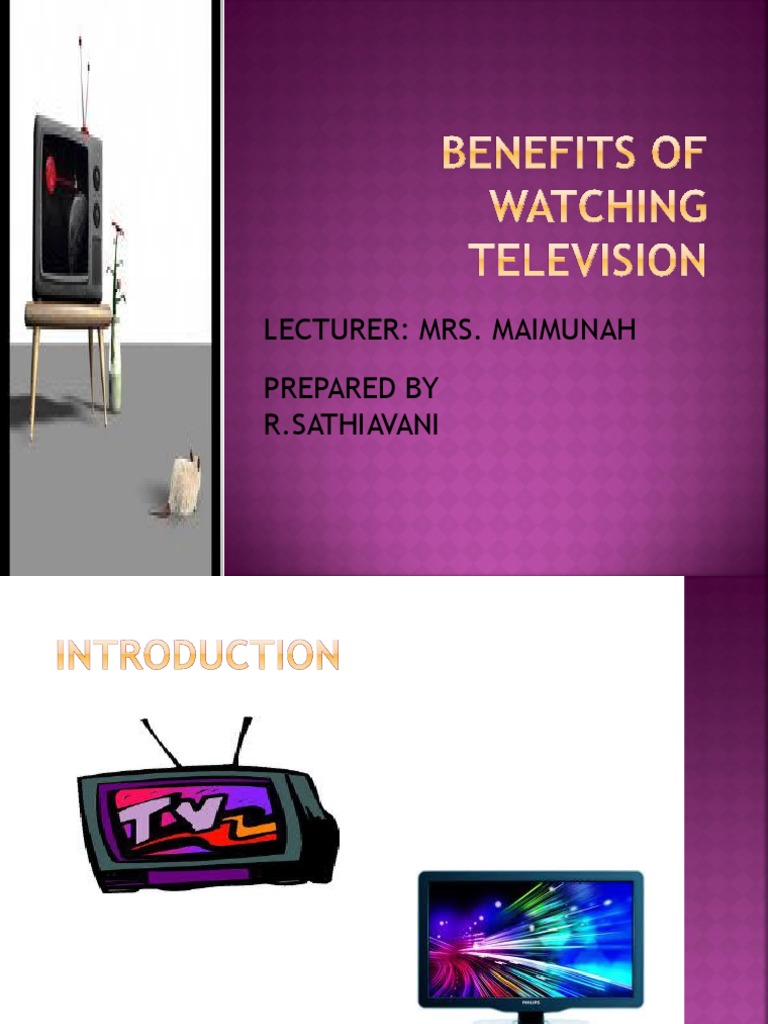 TV's Role in Learning & Entertainment | PDF