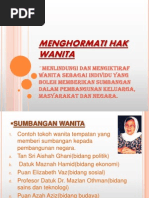 Menghormati Hak Wanita