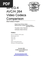Download Comparaison de diffrents codecs MPEG-4 MPEG-4 codecs test by nicolargo SN16217888 doc pdf