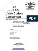Comparaison de Différents Codecs MPEG-4 (MPEG-4 Codecs Test)