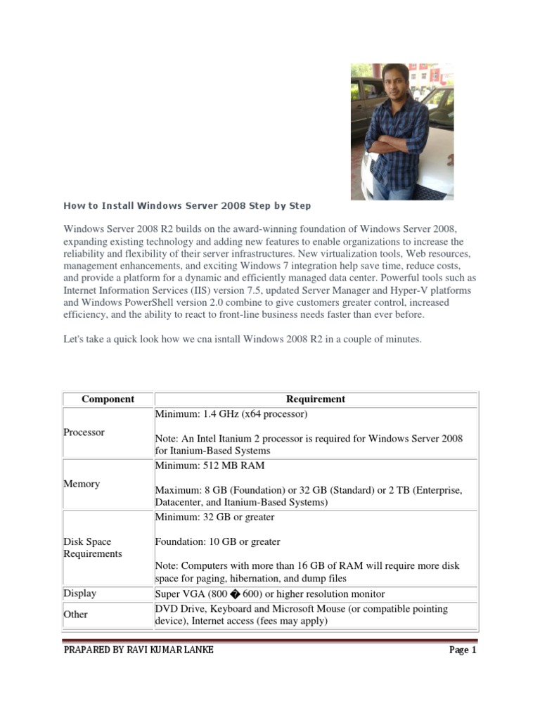 How To Install Windows Server 2008 | PDF | Windows Server 2008 ...