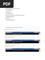 Login As The Root User: # Yum Install NTP