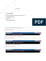 Login As The Root User: # Yum Install NTP