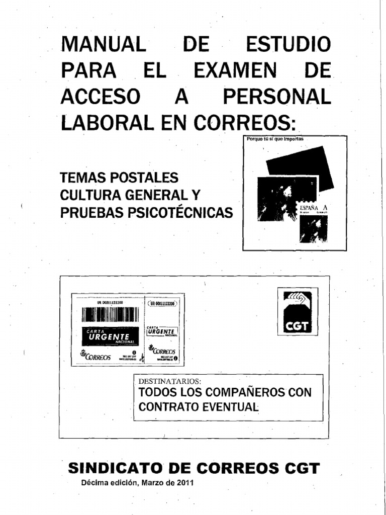 Temario de Correos Cgt