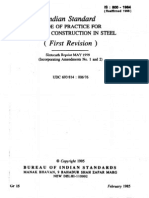 Is 800 Code of Practice for General Construction in Steel R1