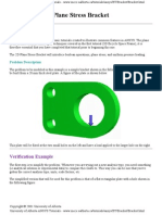 3. Plane Stress Bracket