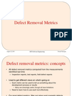 Defect Removal Metrics
