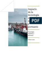 Impacto de La Tecnología en El Área Marítimo y Portuario