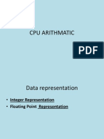 CPU ARITHMETIC TEKNIK