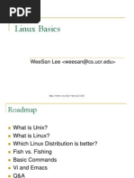 Linux Basics: Weesan Lee