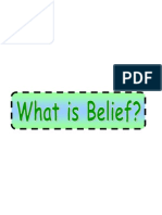 Belief Part 1-1- What is Belief