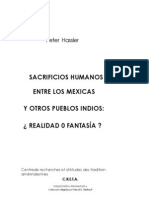 Sacrificios Humanos Realidad o Fantasia Peter Hassler