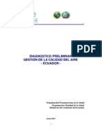 Diagnóstico de la Calidad del Aire en Ecuador