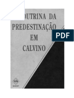 a doutrina da predestinação em calvino - fred h. klooster