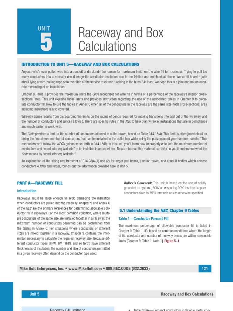 Raceway and Box Conductor Limits | PDF | Electrical Conductor ...