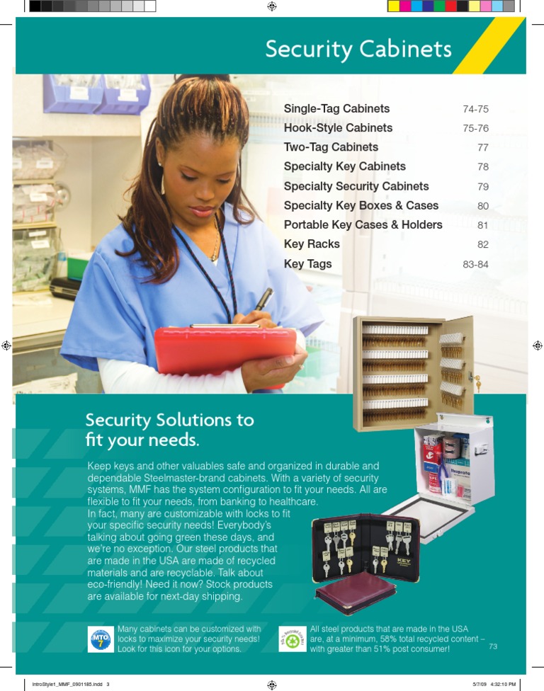 Customizable Security Cabinets Solutions | PDF