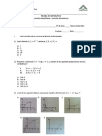 Prueba Función Logarítmica y Función Exponencial IV° Medio