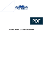 3.1 Inspection & Testing Program