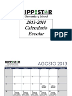 KIPP STAR Elementary - Important Dates (Spanish) 2013-14