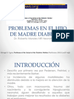 Problemas en El Hijo de Madre Diabética