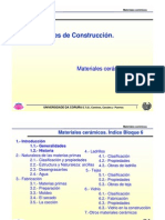 Apuntes de Ingeniería - Ceramicos - Materiales de Construccion - Apuntes