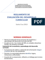 Reglamento de Evaluacion