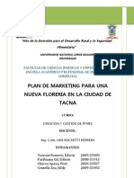 Plan de Marketing Floreria